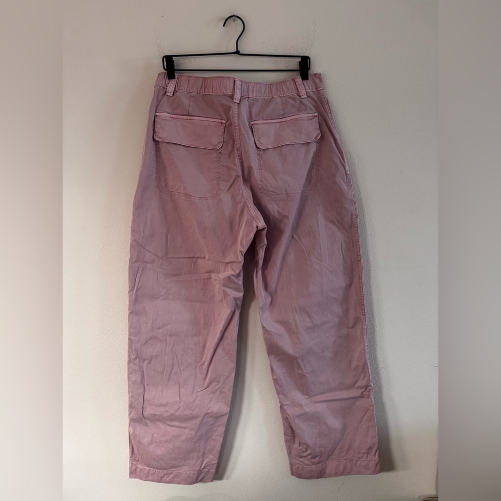 Abercrombie & Fitch Garment Dyed Pink Cargo Pant 31 12R - Picture 4 of 6
